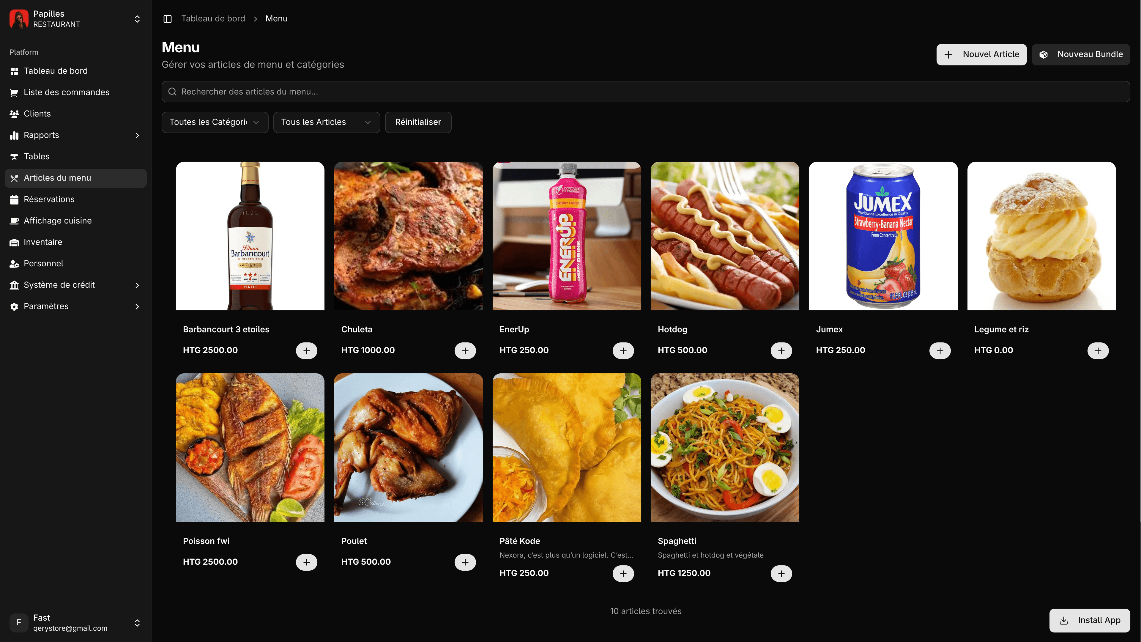 Mode hors ligne showcase